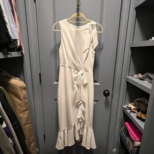 Cinq à Sept White Mid Length Dress